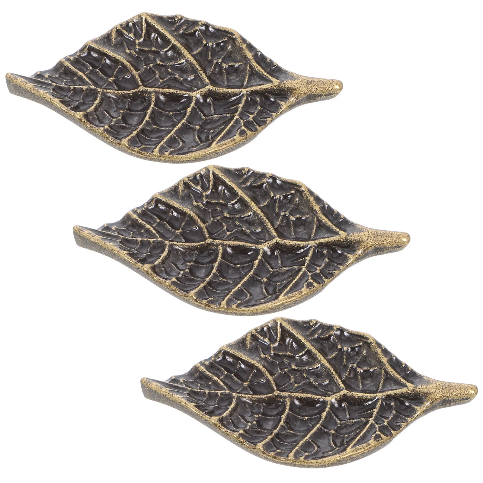 

3Pcs Artistic Leaf Knob Handles Premium Zinc Alloy for Cabinets Dressers Wardrobes Cupboards Closets Nightstands Drawer Pulls