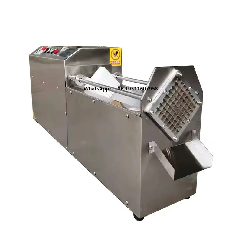 

Multifunction Potato Taro and Lettuce Bar Pushing Cutting Machine Electric Lotus Root Strip Cutter Kitchen Equipment