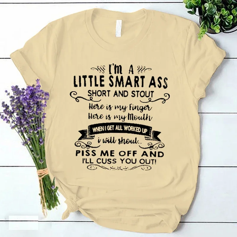 I'm a++ Alighogy smare asst T shirts évjárat Grafikus nyomtatás tees Új Csináltatás harajuku Női Öltözés y2k Gané tops kpop Póló