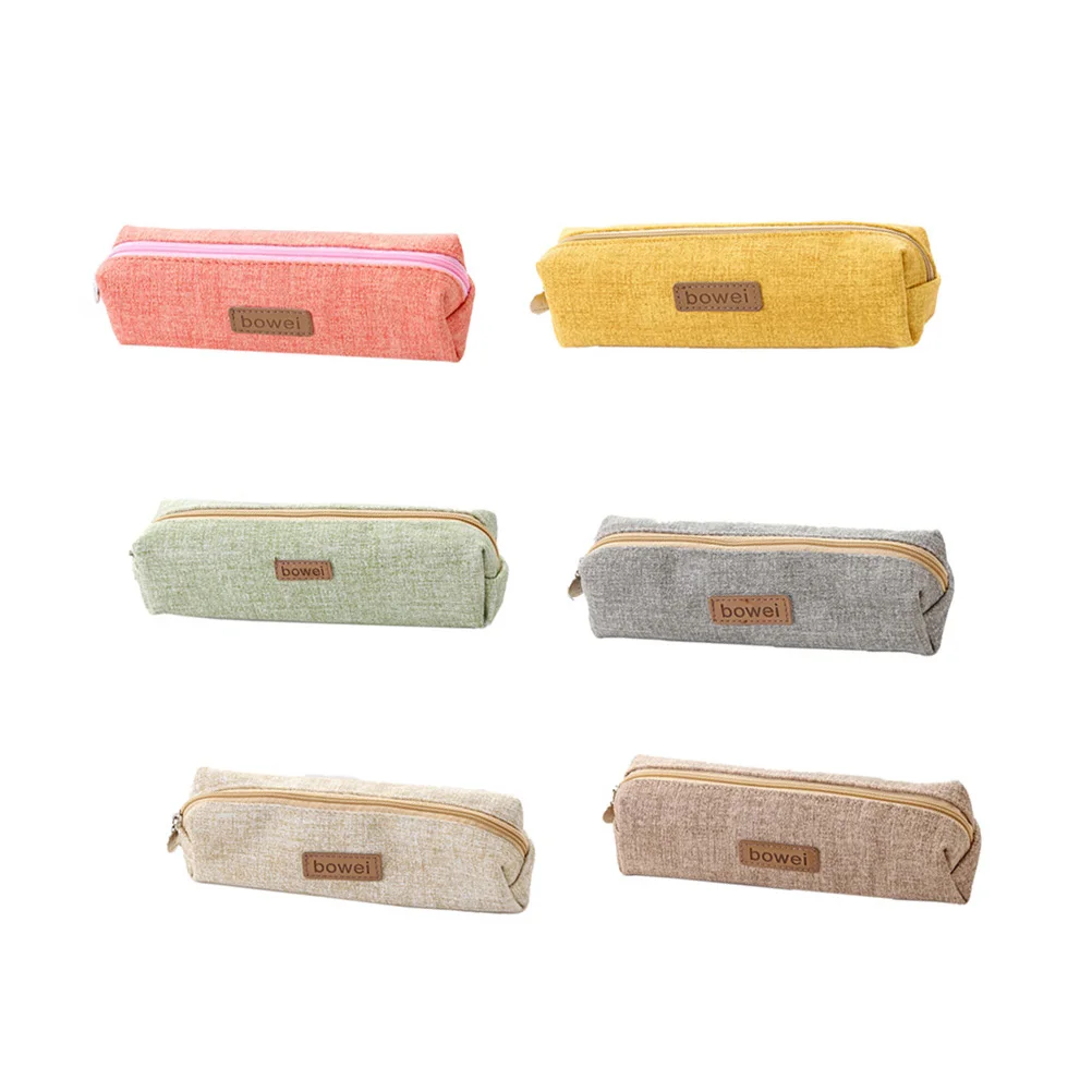 

2pcs Pen Cases Cartoon Pattern Water Proof Storage Bags Pu Pen Bag For Students Cosmetics Keys Jewelries Pencil Box