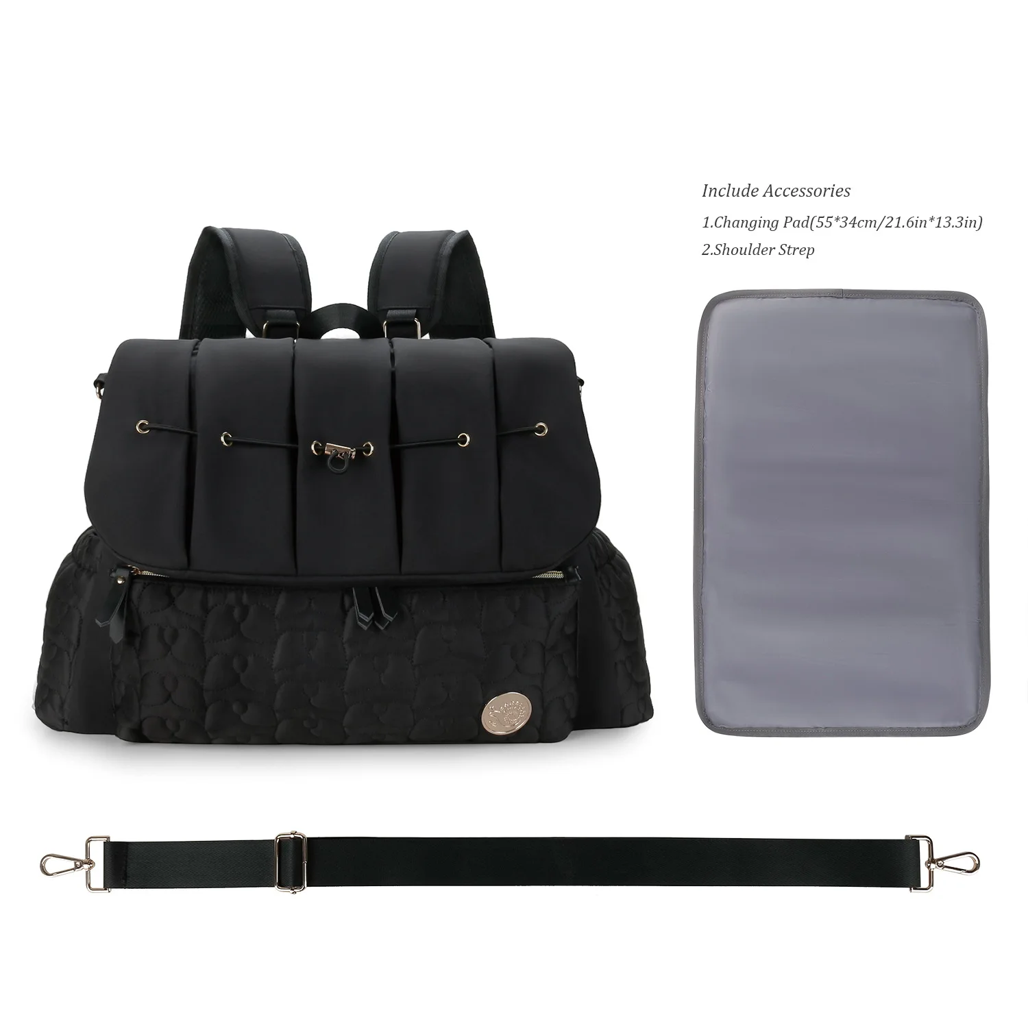 Baby Diaper Bag Pregnant Women\'s Hospital Newborn Nurse Bag Waterproof Suitable for Mothers and Babies Travel Stroller Bag