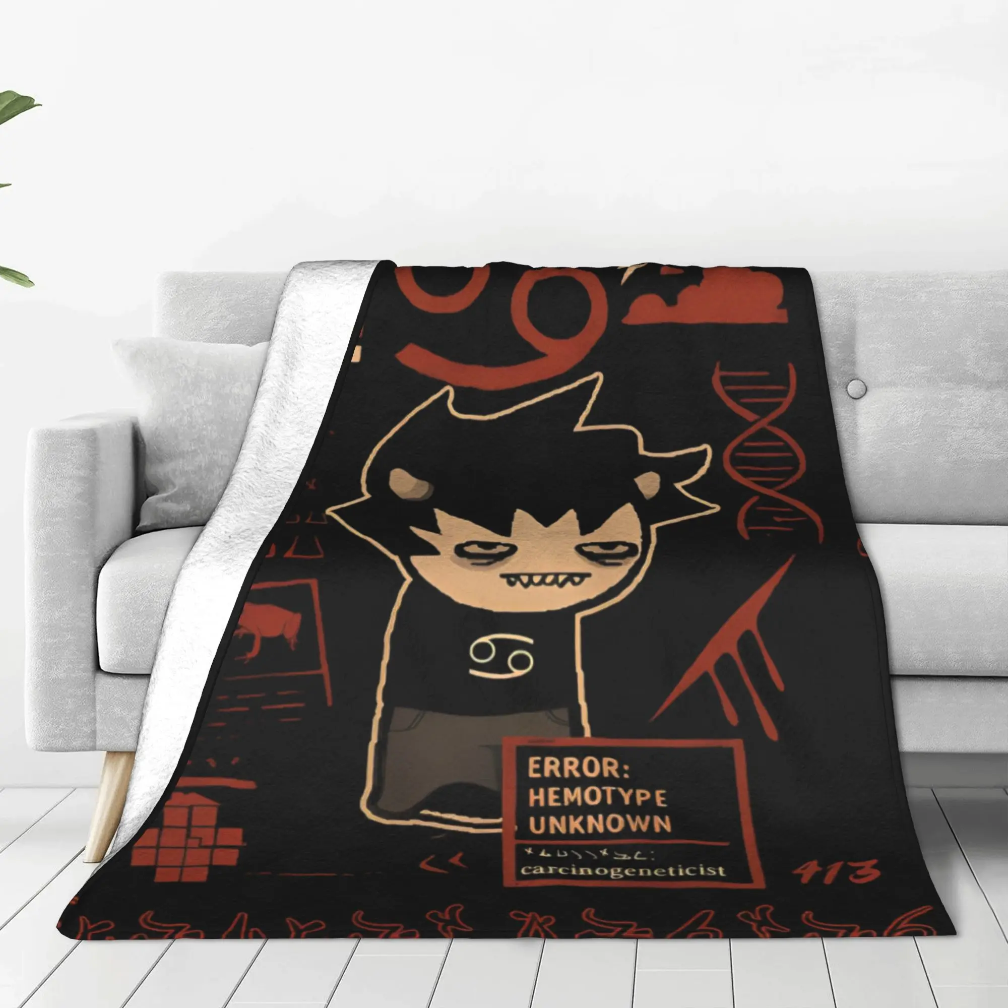 Homestucks Karkat Vantas Blanket Multi-size Super Soft Cozy  Throw Blankets for Couch Sofa and Bed