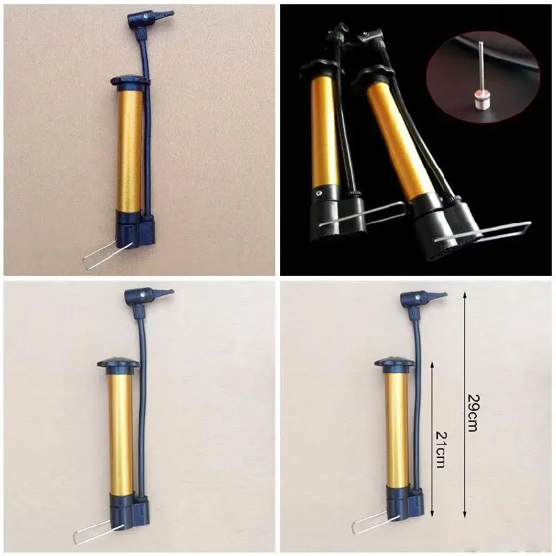 Portable Bicycle Pump Manual Small Inflator Bicycle Tire Pumps Bike Air Pump Electric Motorcycles Football Basketball Inflator