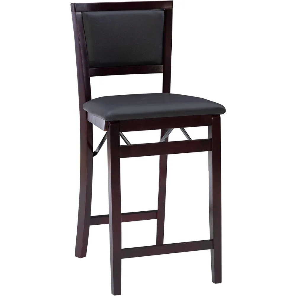 

Home Decor Keira Pad Back Folding Counter Stool, 24-Inch