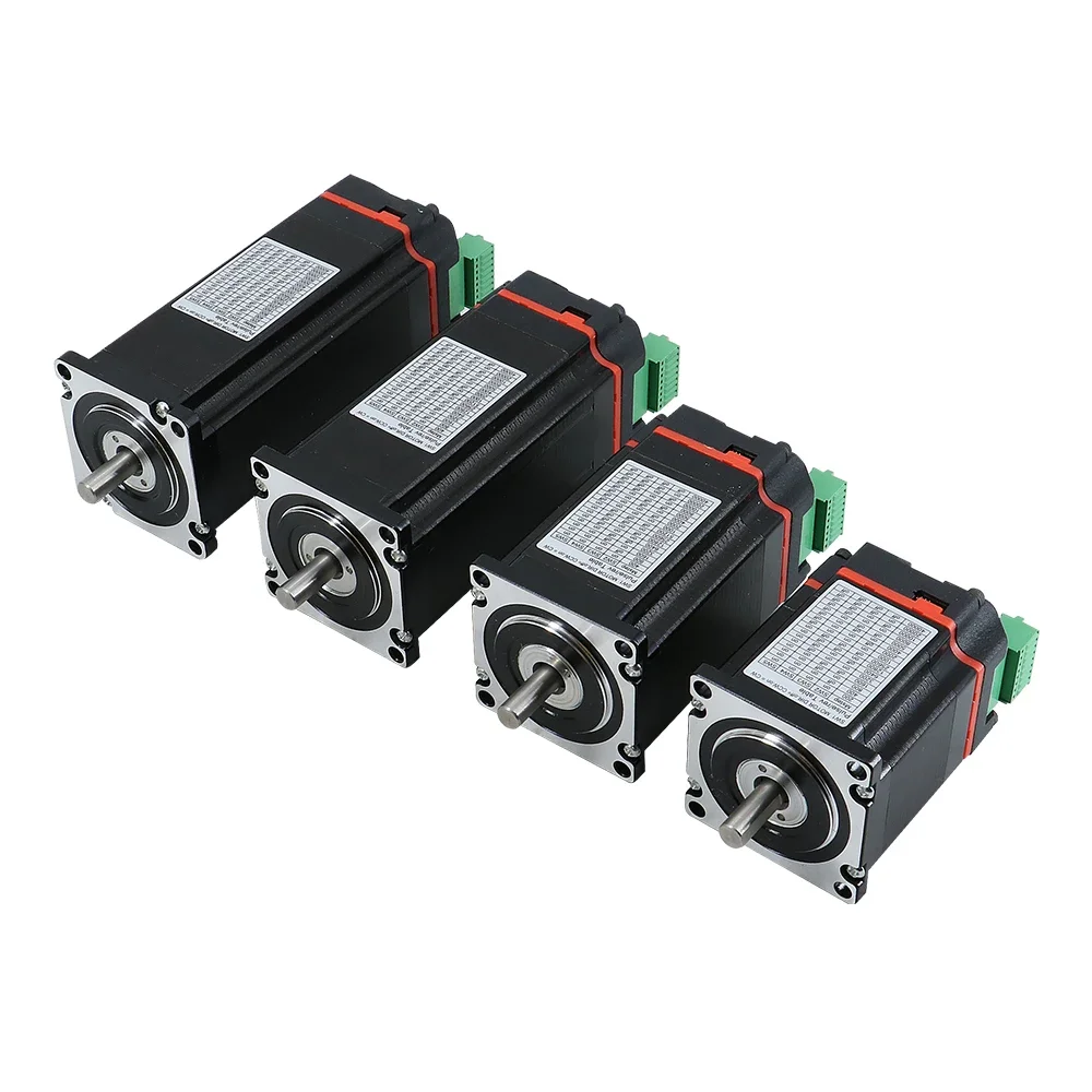 Hot Nema23 Closed Loop Stepper Motor 1.2Nm 2Nm 2.5Nm 3Nm Motor-driven Integrated Hybrid Servo Drive System Shaft 8mm for CNC