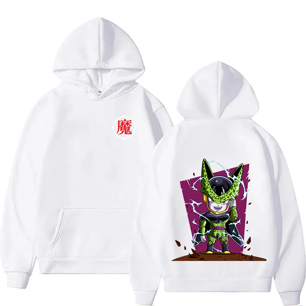 2024 New Men's and Women's Anime Dragon Ball Cartoon Wukong Cell Printed Hoodie Couple Street Leisure Sports Shirt