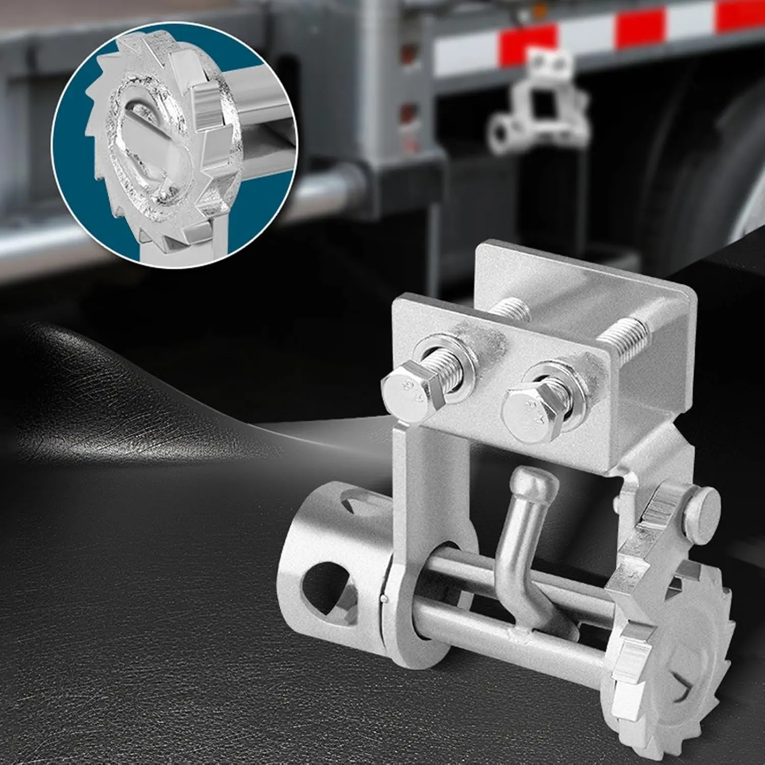 Adjustable Lever Tensioner Manual Rope Fastener for Small Trucks with Crank Ratchet Design Binding Device Reliable for Cargo