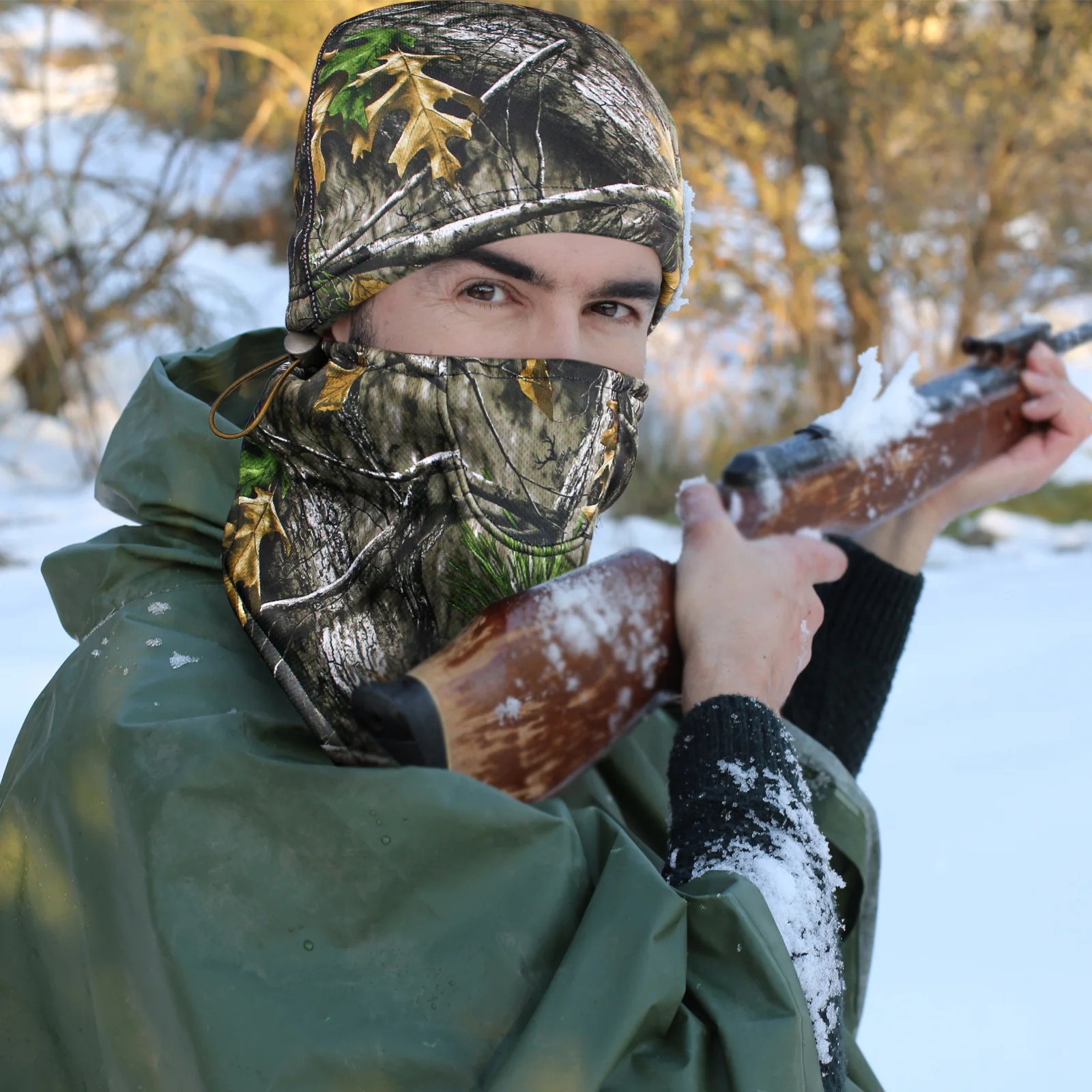 Gorro térmico windstopper Lana Camo Biónico – Caza Escalada Ciclismo - imagen 4