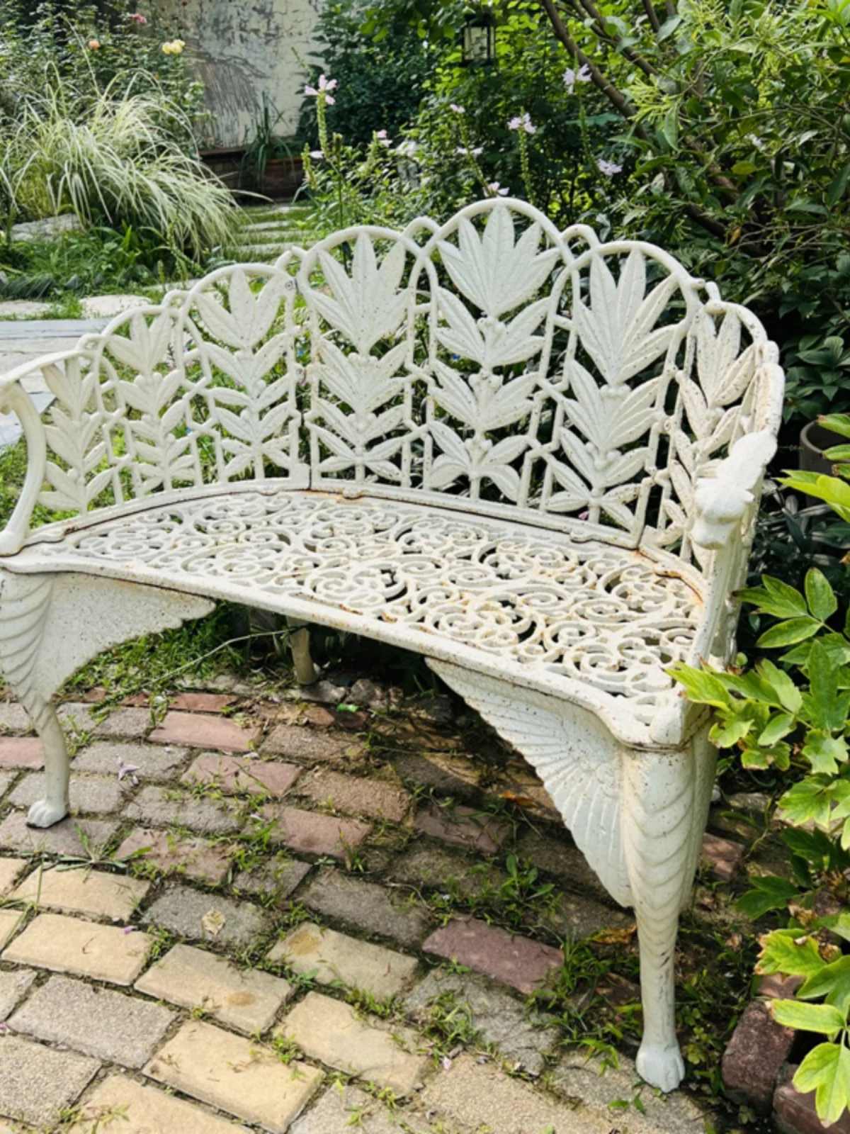 American style retro cast iron garden chairs, indoor and outdoor balconies, garden courtyards, homestays, leisure chairs