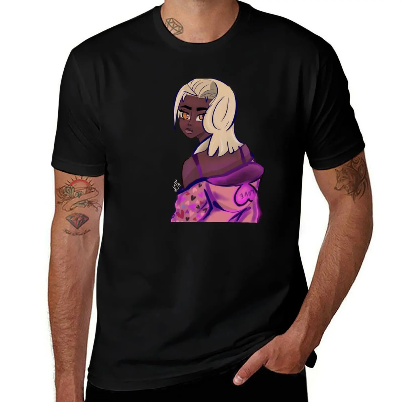 Transparent Ren T-Shirt Lightweight Print T-Shirt