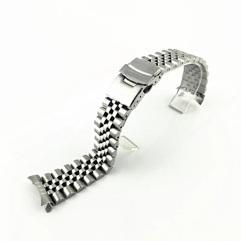 20mm 22mm Solid Stainless Steel Wist Watch Bands Curved End Replacement For Seiko SKX007 SKX009 SKX011 SKX013 Strap Bracelets