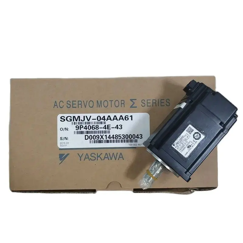 Original YASKAWA AC Servo Motor SGMJV-04AAA61