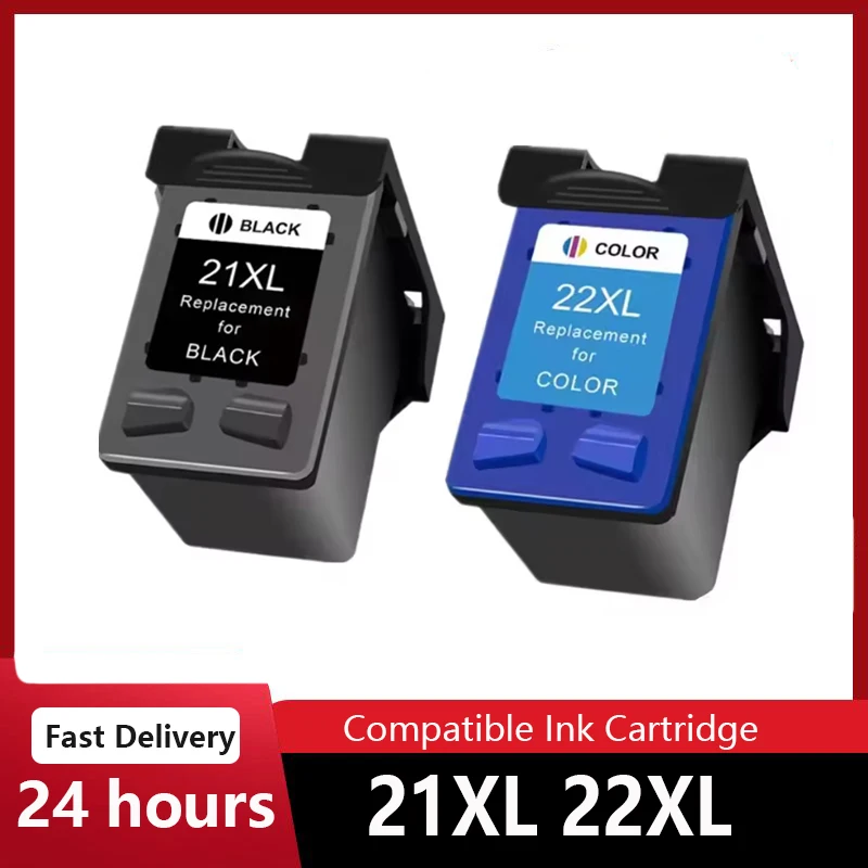 Compatible 21XL 22XL Ink Cartridge For HP 21 22 Deskjet F300 F310 F325 F335 F340 F350 F370 F380 F385 F390 F4100 F4135 Printer