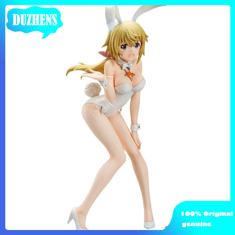 

100% Original:Infinite Stratos Charlotte Dunois B style Bunny Girl 1/4 PVC Action Figure Anime Figure Model Toy Figure Doll Gift