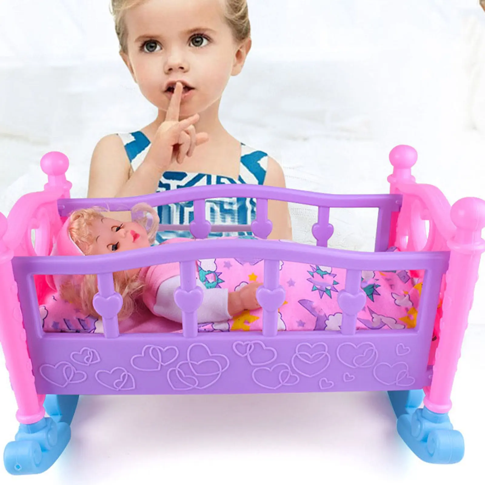 1pcs-kids-simulation-furniture-mini-sleeping-swinging-bed-creative-educational-role-playing-intellectual-pretend-play-game
