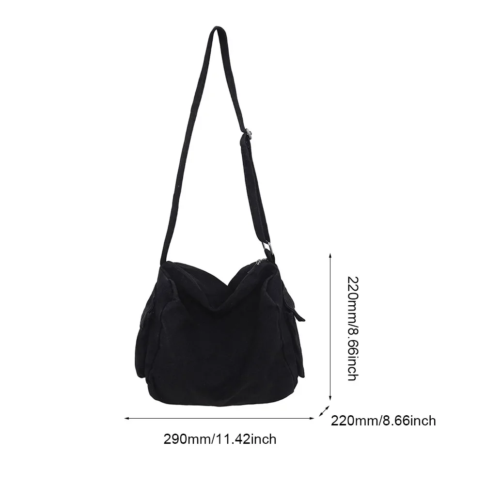 Denimowa torba na ramię dla kobiet Mężczyźni Nastoletnia torba na ramię Student Book Bag Vintage Crossbody Sling Bag Handbag Shopper Bag