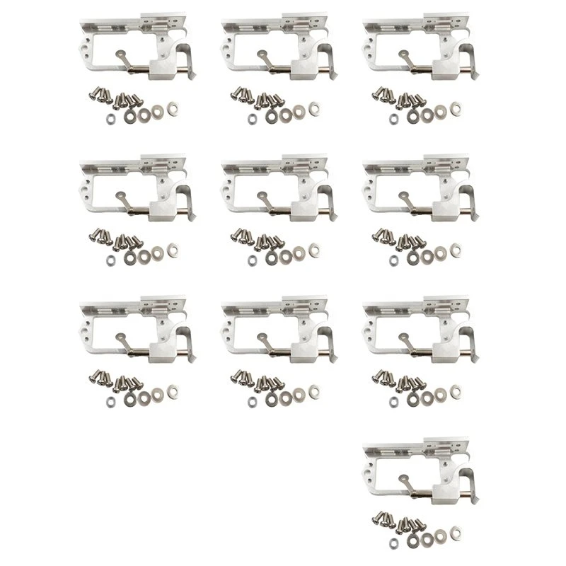 ABJF-10X Servo Dispenser Drone Thrower Light Aluminum Throw Device Switch Adapter Air Dropping System For MG995 25T Arm