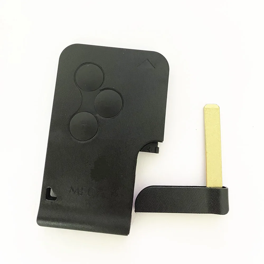 

5 шт., без логотипа, 3-кнопочный ключ, чехол для автомобильного ключа, брелок для Renault Megane 2 3 Scenic Clio Logan Card, удаленный ключ