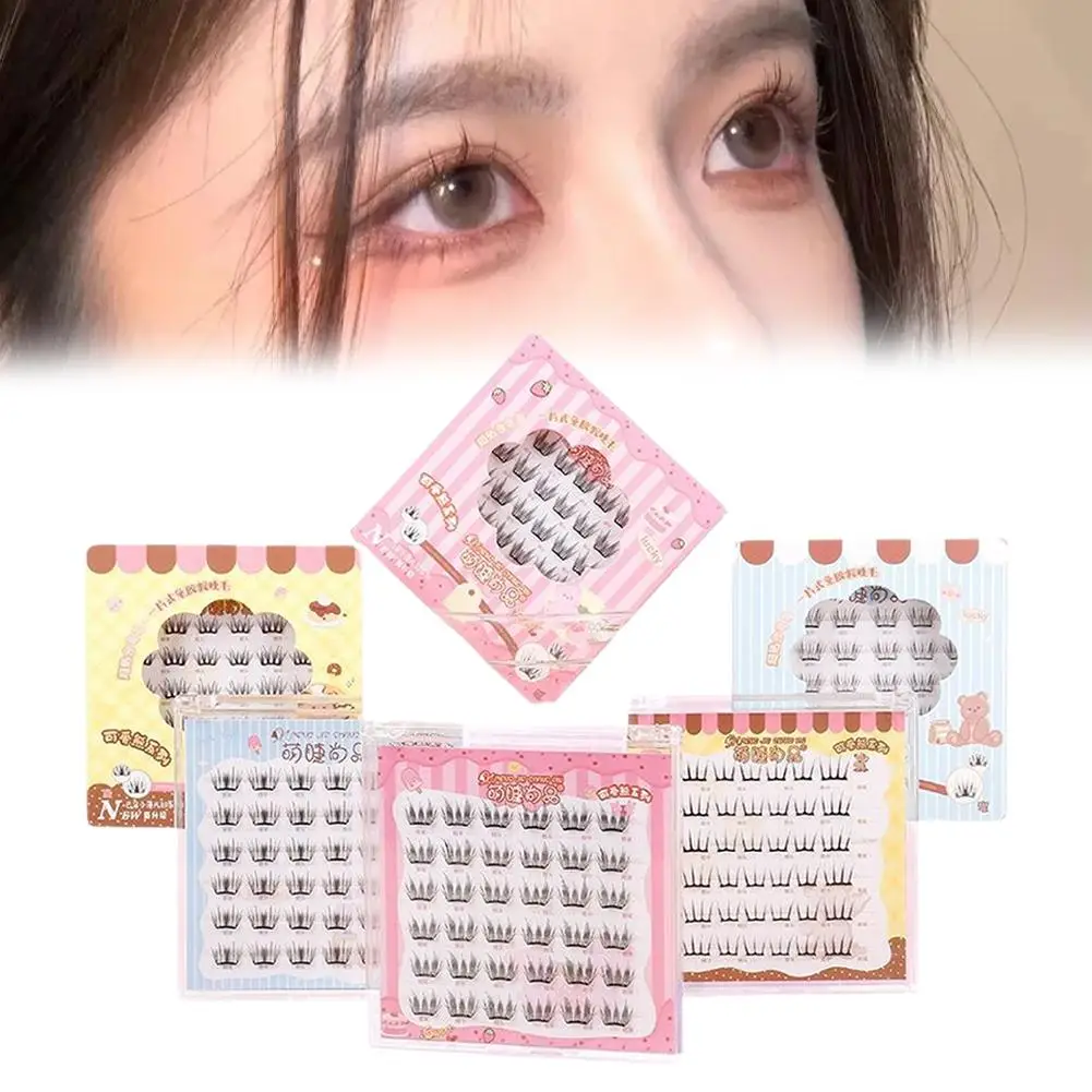 Wiederverwendbare, kleberfreie, falsche Wimpern-Cluster, ultradünn, unsichtbar, natürlicher Look, weiche Wimpernverlängerungen, anfängerfreundliches Make-up