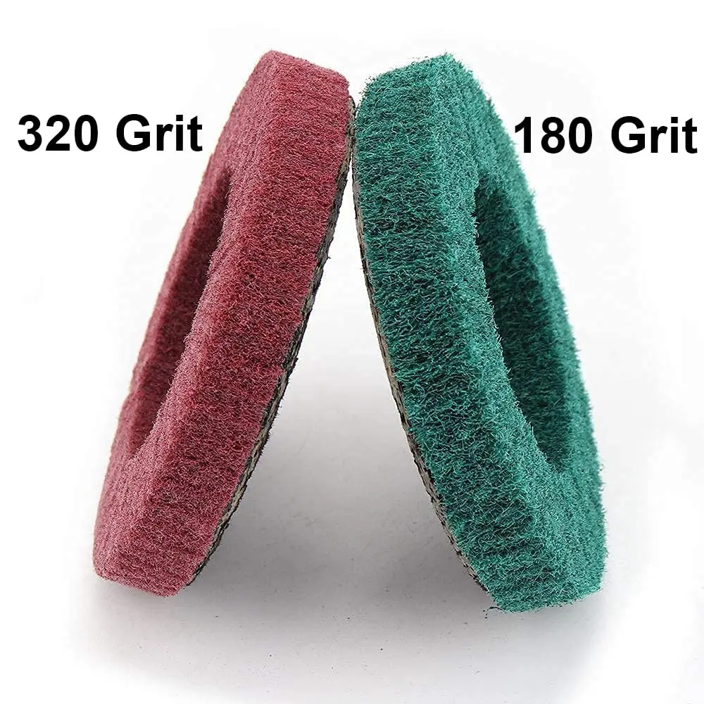 4''/4.5''/5'' Nylon Fiber Flap Polishing Wheel  Angle Grinder Flap Grinding Disc Metal Wood Rust Removal Paint Cleaning Abrasive