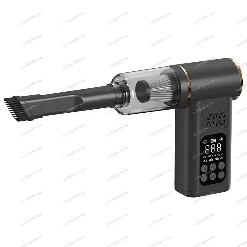 2 in 1 Cordless Car Vacuum Cleaner and Air Compressor, Portable Digital Display Tire Inflator Pump for Car, Home and Travel