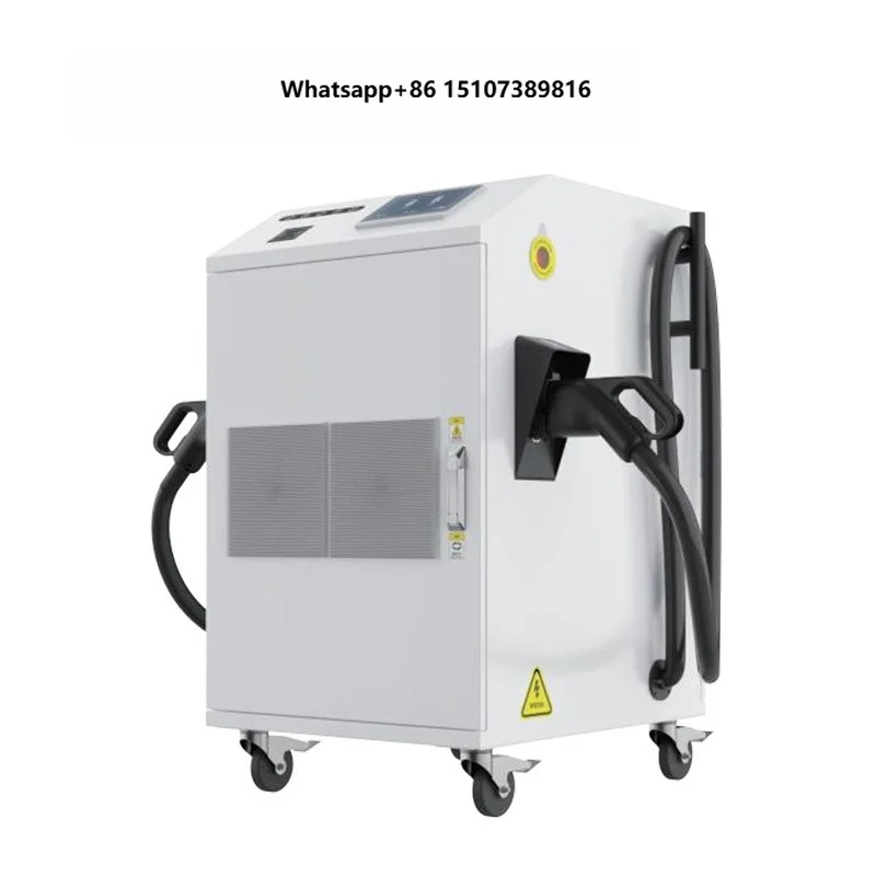OEM ODM Electric Car 1-250A 400v 80kW GBT Mobile DC Ev Charging Station Portable Ev Charger With Wheel