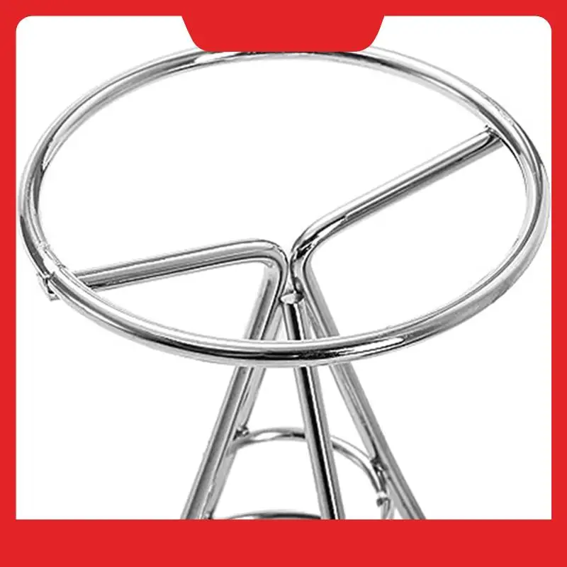 

French Fries Basket Single Head French Fries Rack 7 Pieces Of French Fries Cups Fried Chicken Cooked Food Display Stand Silver