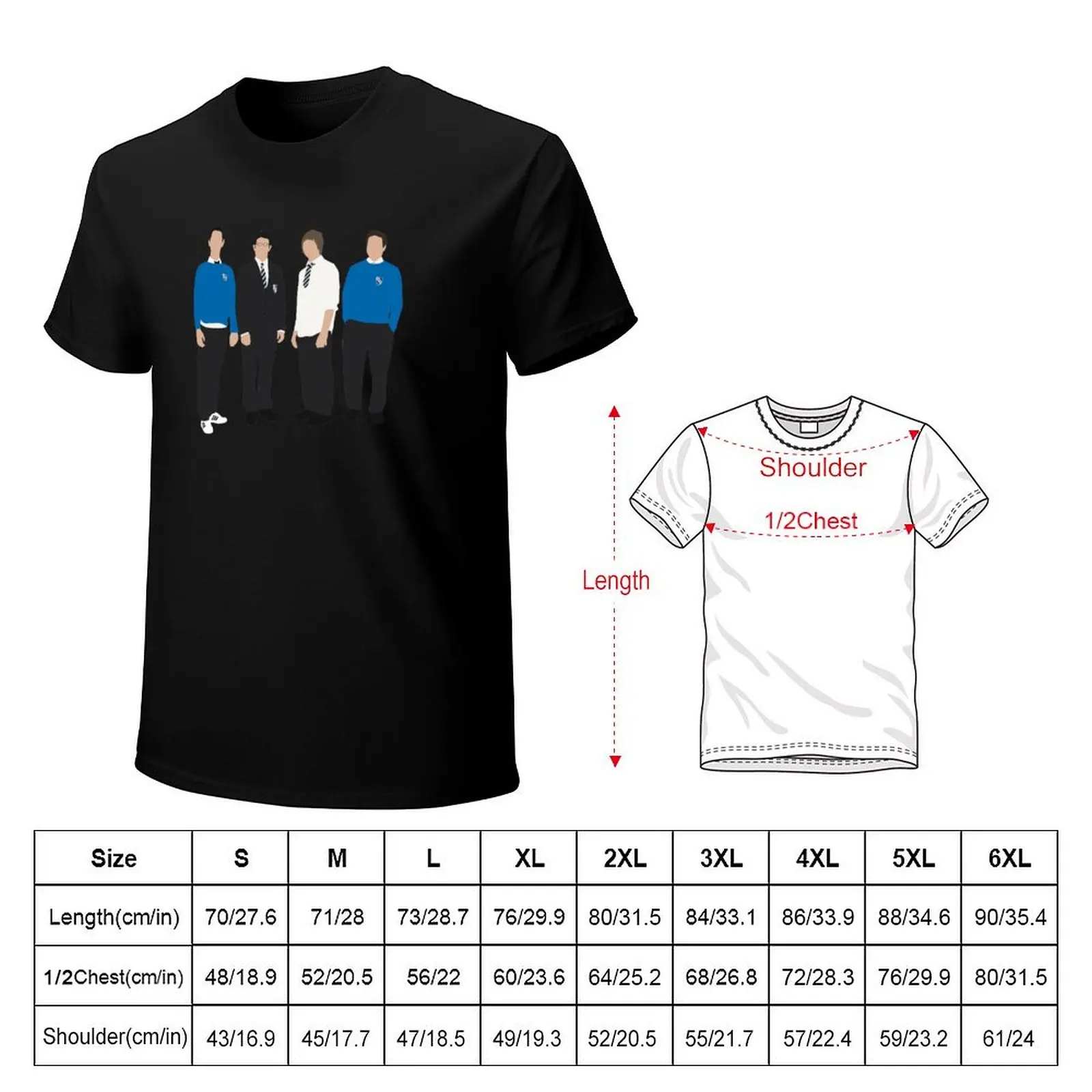 The Inbetweeners T-Shirt mens graphic t shirts T-Shirt