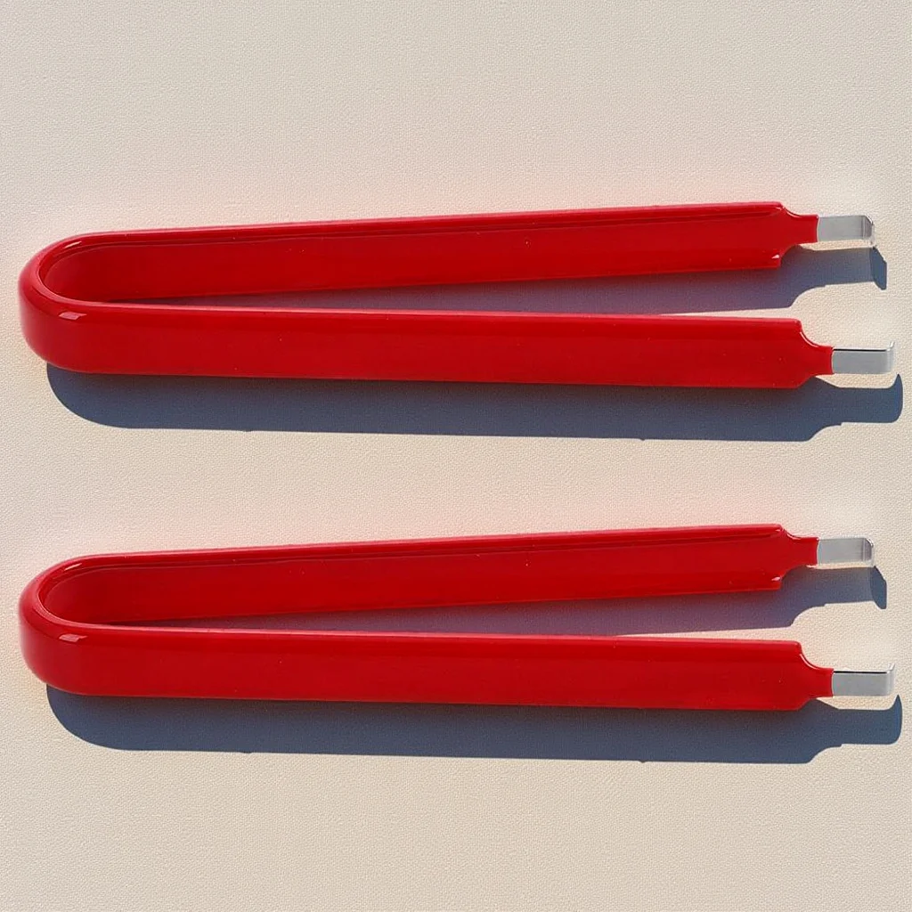 

2Pcs Car Fuse Puller Tool Multifunctional Design Durable Material Portable Convenience Electrical Relay Removal Tweezers