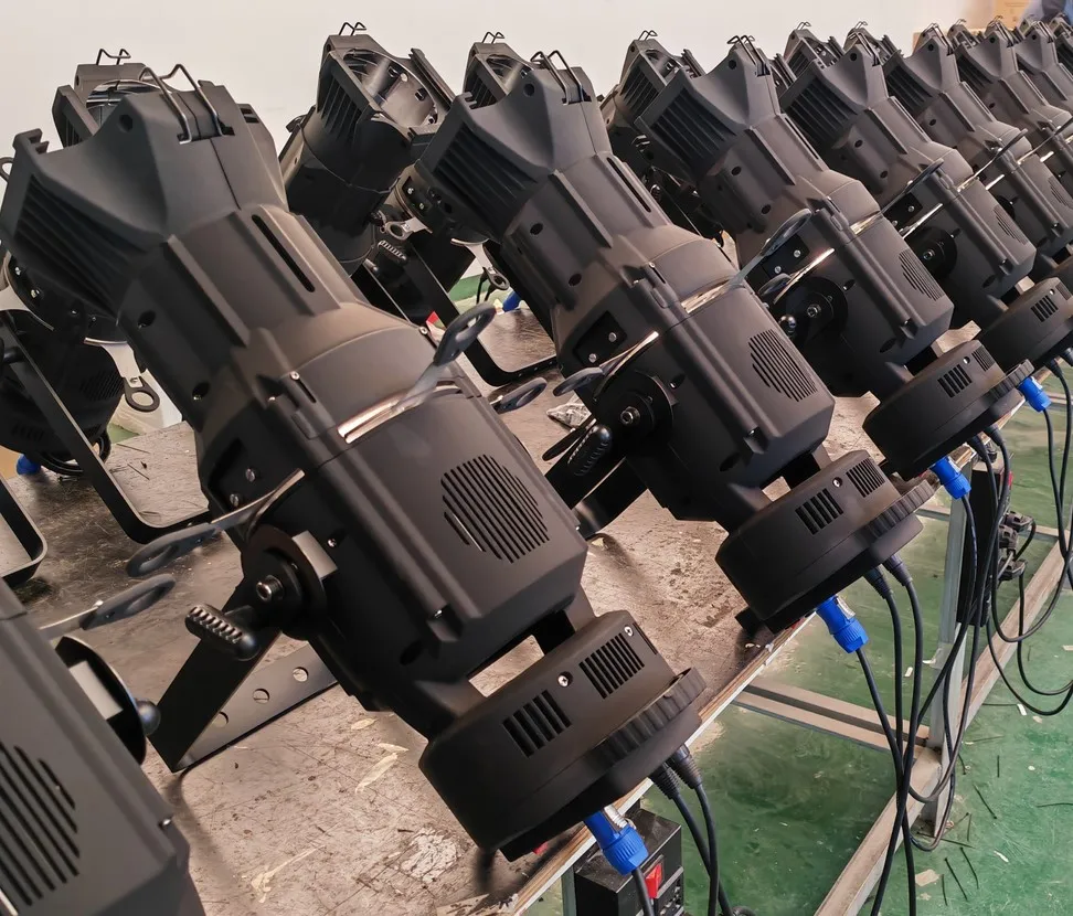 AC-LED P180W 4w1 rgbw led ellipsoidal spot 19degree studio led fresnel leko spot effect sceniczny church led light