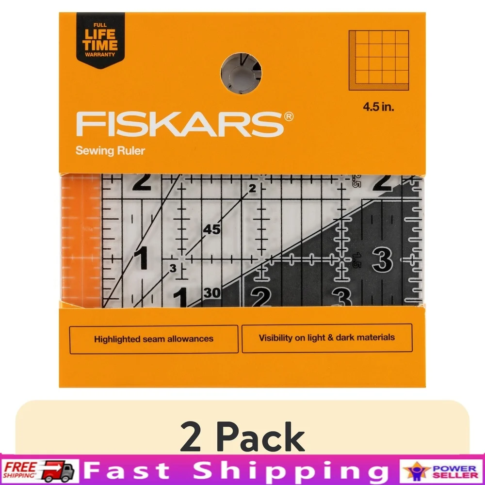 2 szt. Kwadratowa linijka krawiecka 11,4 cm, przezroczysta, dwukolorowe linie siatki, pomiar, pikowanie, cięcie, dokładne kąty, przenośna