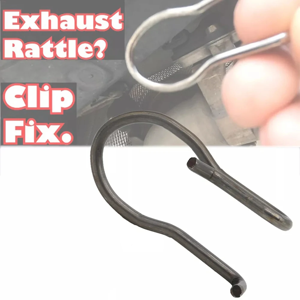 1 قطعة سيارة الإلكترونية العادم المحرك رفرف صمام الربيع كليب لسيارات BMW 1/2/3 العادم رفرف صمام التحكم المحرك كليب