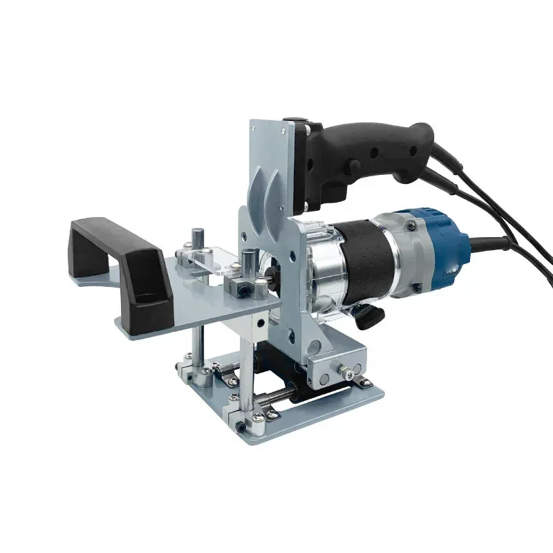 1pc Woodworking Two In One Slotter Connector Slotting Machine Invisible Fastener Trimming Machine Slotting Artifact