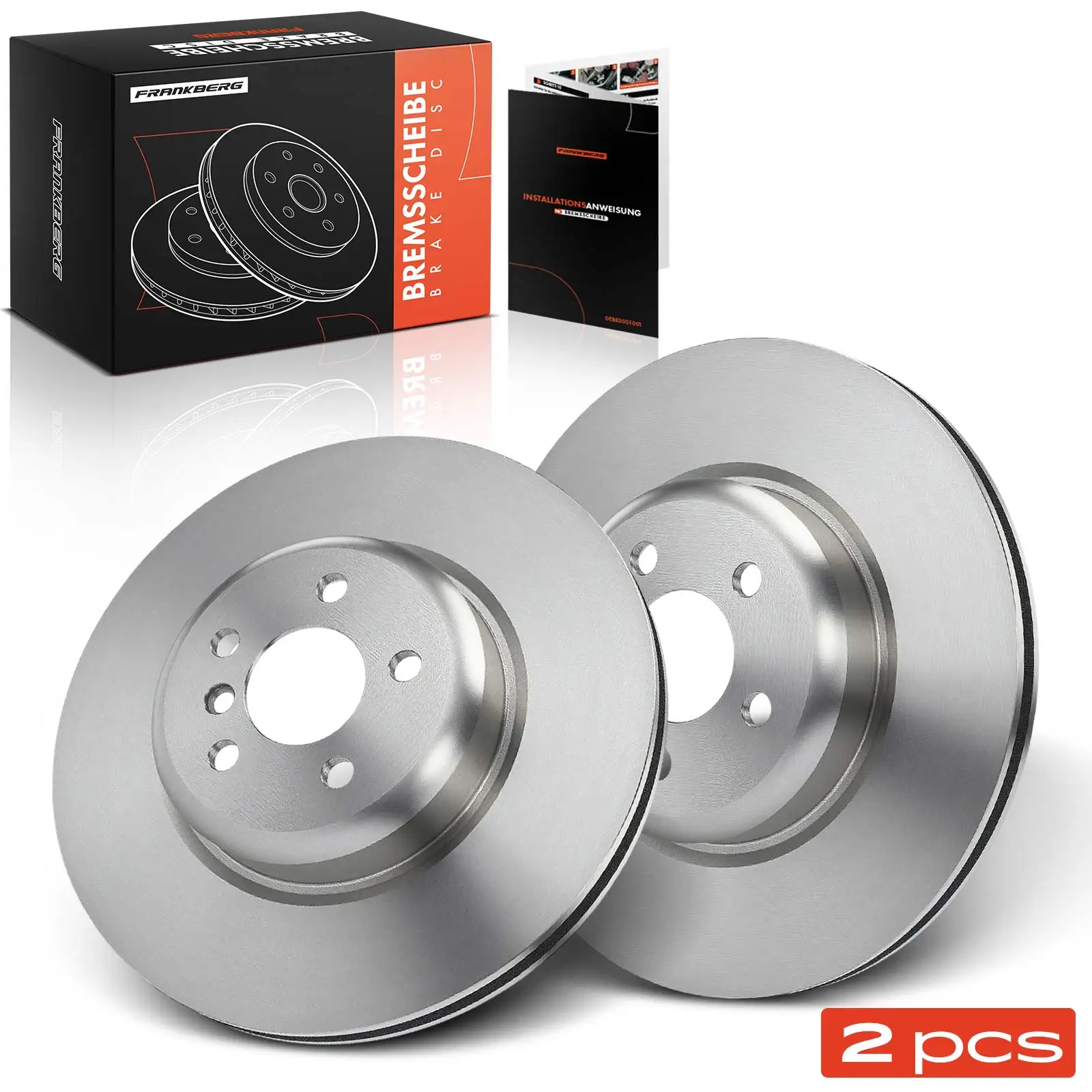 Frankberg 2x Disques de frein arrière gauche et droit pour BMW Série 3 G20 5er F90 7ER X3 Toyota Supra 2.0L 3.0L Bj à partir de 2015 34216860925