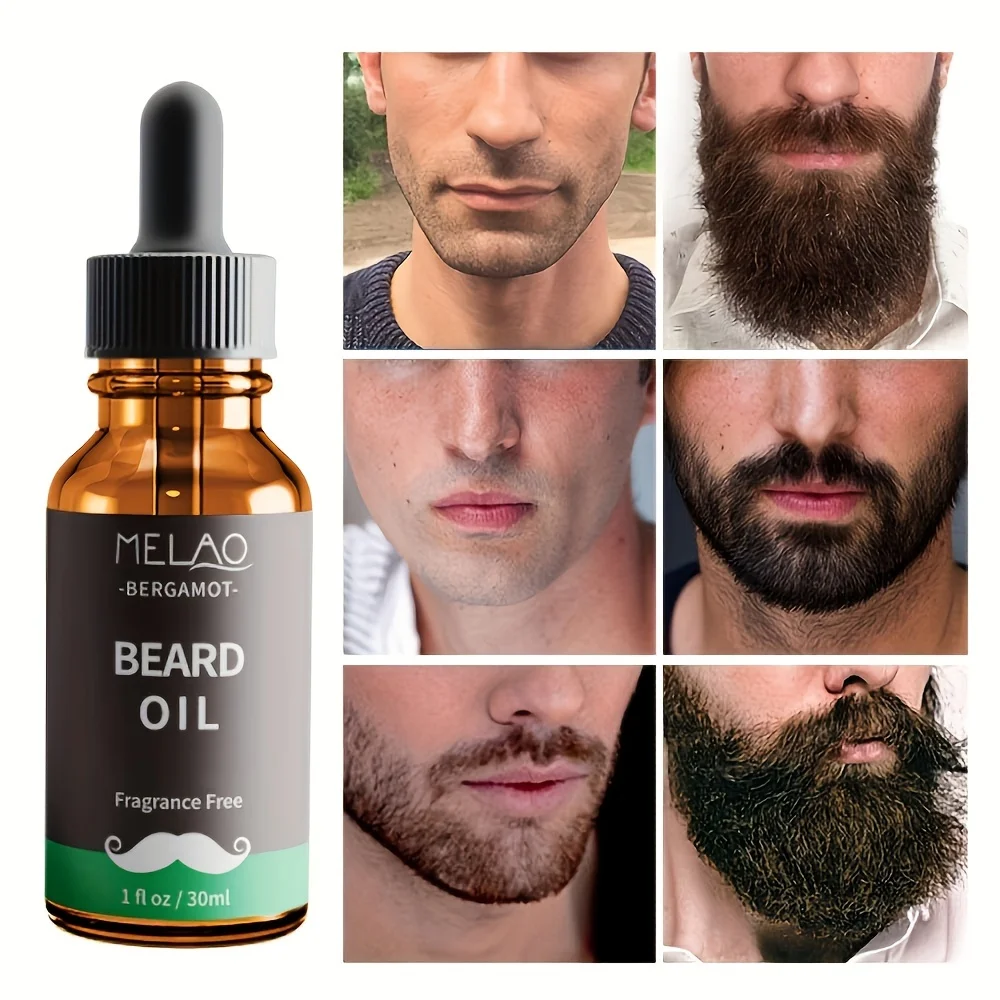 Beard Growth Oil Men\'s Beard Beauty Product Quick Improves Curly Hair And Strong Hair Growth Fluid Conditioner With Jojoba Oil