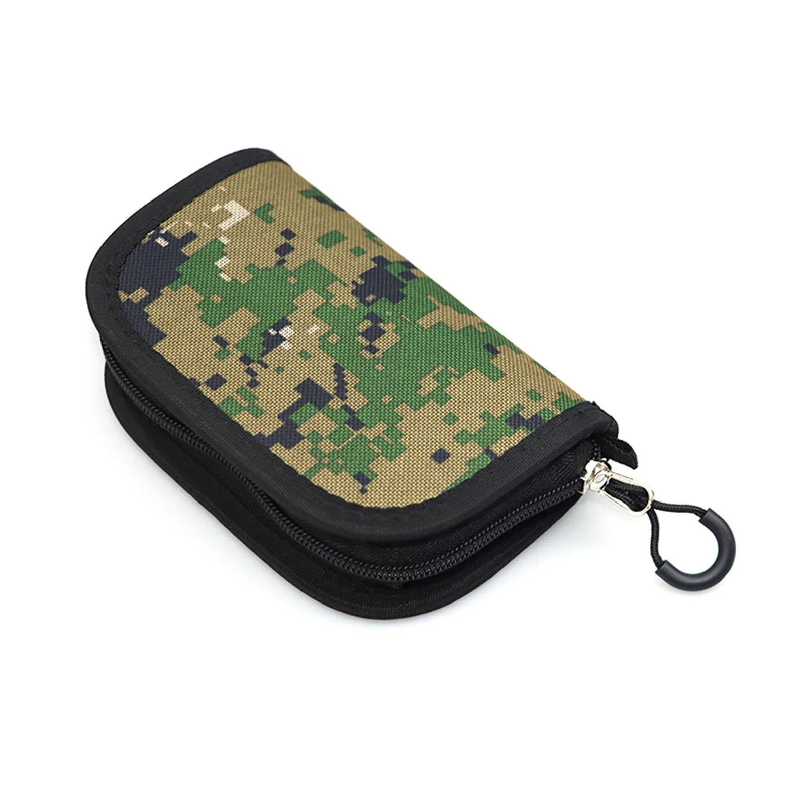 Saco de armazenamento de isca de peixe à prova dwaterproof água camuflagem impressão zíper spinner isca saco enfrentar pasta caso saco