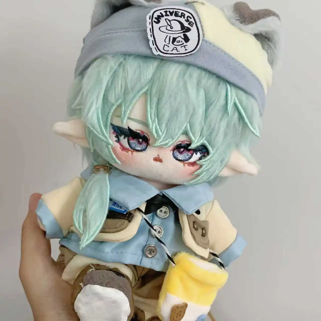 Game Honkai Star Rail Anaxa Anaxagoras Plush Doll Stuffed Toy Plushies Dressing-Up Anime Figure Toys Puppet Gift Collection 20cm