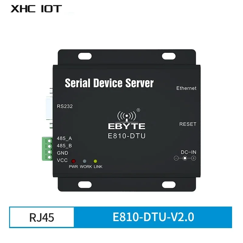 

RS485/RS422 Модем последовательного сервера RJ45 в Ethernet MQTT Промышленный преобразователь Modbus RF TCP/UDP ARP ICMP IPV4 E810-DTU-V2.0 XHCIOT