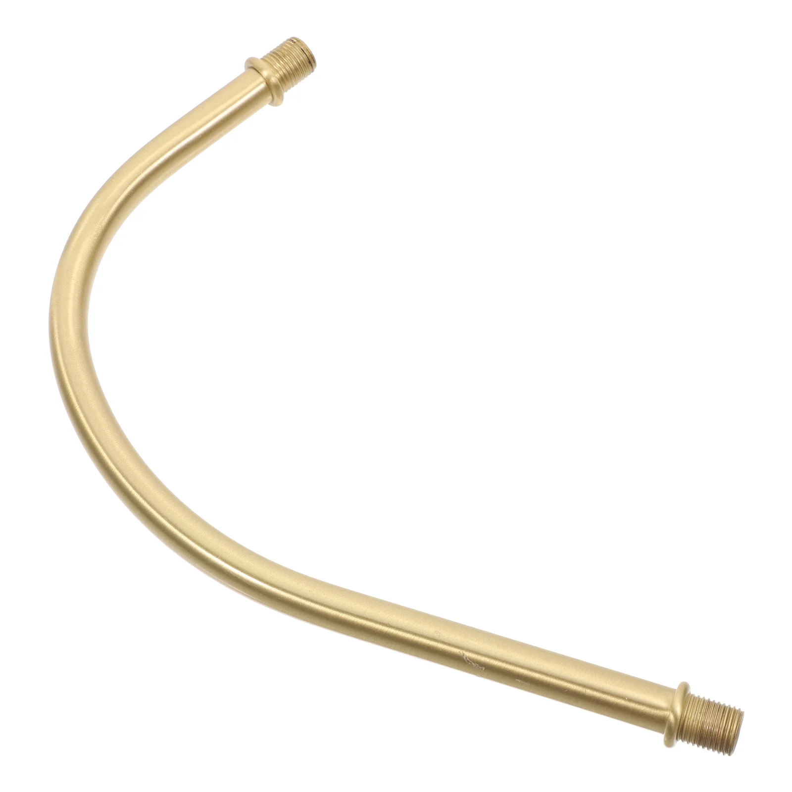 

Copper Lamp Stem Curved Pipe Rod Wall Lamp Replacement Part Threaded Tube for DIY Light Fixture Accessories Arm Rods