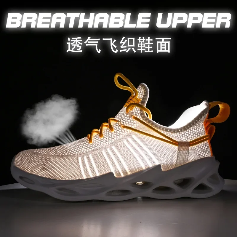 Luxury Men's New Lightweight Casual Shoes 2024 Spring and Autumn Couple Mesh Breathable High Quality Women's Sports Shoes