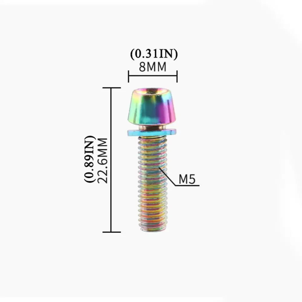 Tornillos de vástago M5x17mm para manillar MTB y carretera con arandela - imagen 2