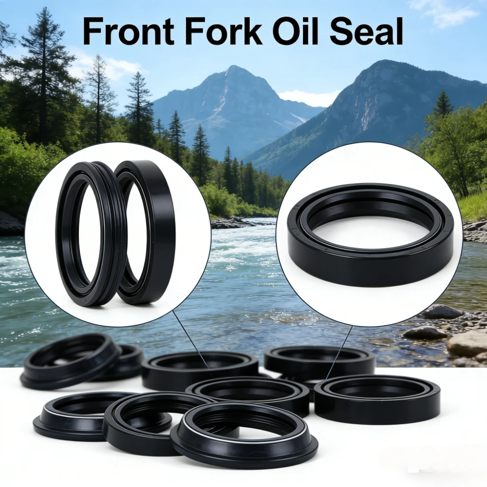 

2pc/4pc/8pc Front Damper Fork Oil Seal Dust Cover 35x48x11 35 48 11 For Suzuki GT500 GT550 GS550 GS650 GS750 GR650 RM125 RM100