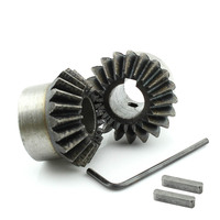 2pcs 2M20T Metal Umbrella Tooth Bevel Gear Helical Motor Gear 20 Tooth 10mm/12mm/12.7mm/14mm/15mm/16mm/17mm/18mm/19mm/20mm Bore