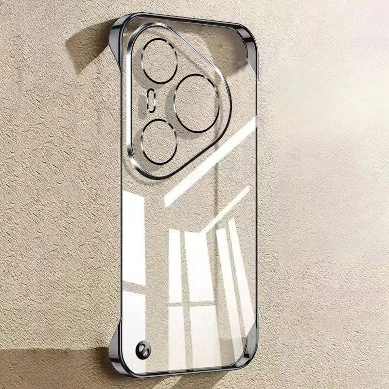 

Для Huawei Pura 80 Ultra Pro + прозрачный гальванический безрамный чехол для телефона PURA Pura80 80pro + ультратонкий защитный чехол