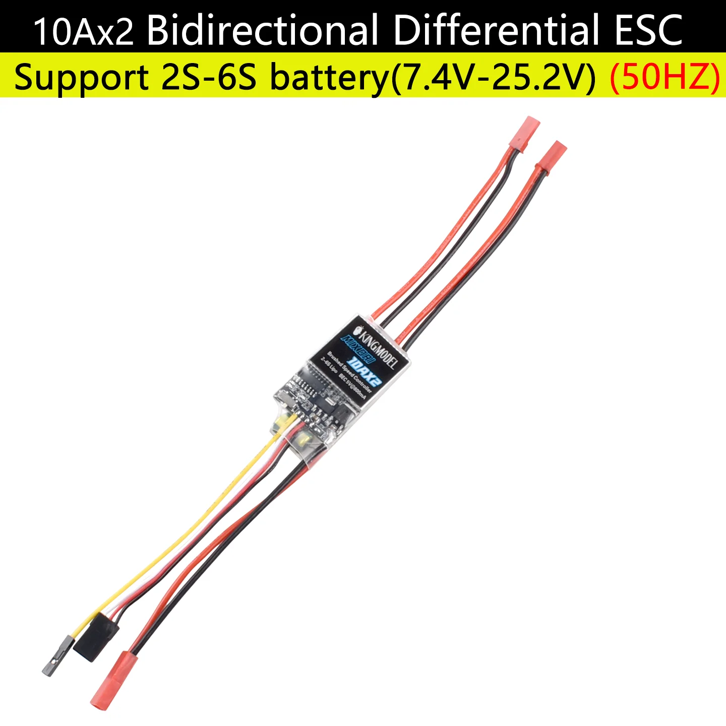 5A/5A PRO/10A/20A/30A/40A/50A/60Ax2 Dual Way Bidirektionale gebürstete ESC-Steuerung für Rc-Modellboot/Tank 180 bis 795 Bürstenmotor