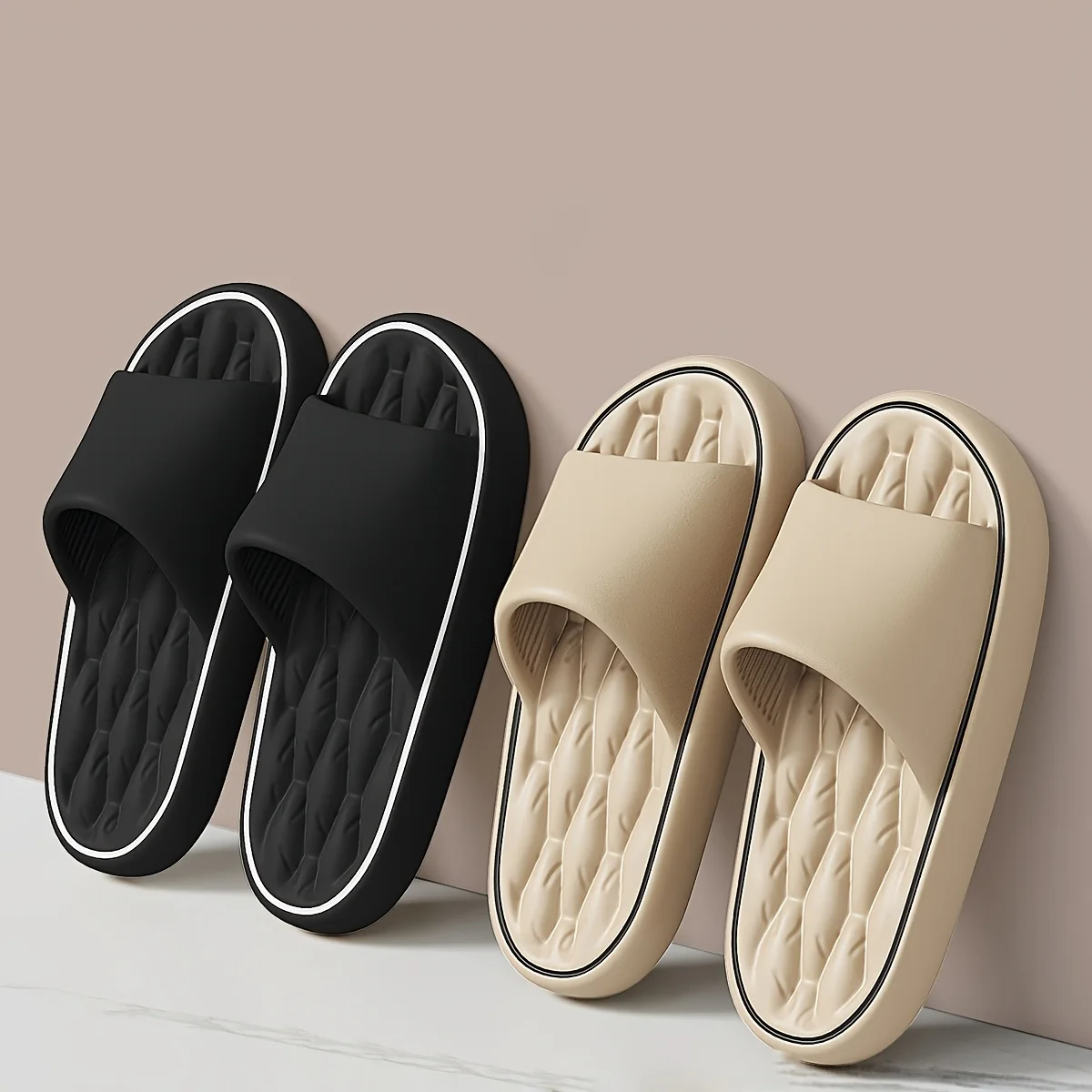 

Unisex 2025 New Summer Slides - Anti-Slip Wear-Resistant Sandals Perfect for Beach Outdoor & Home Bathroom
