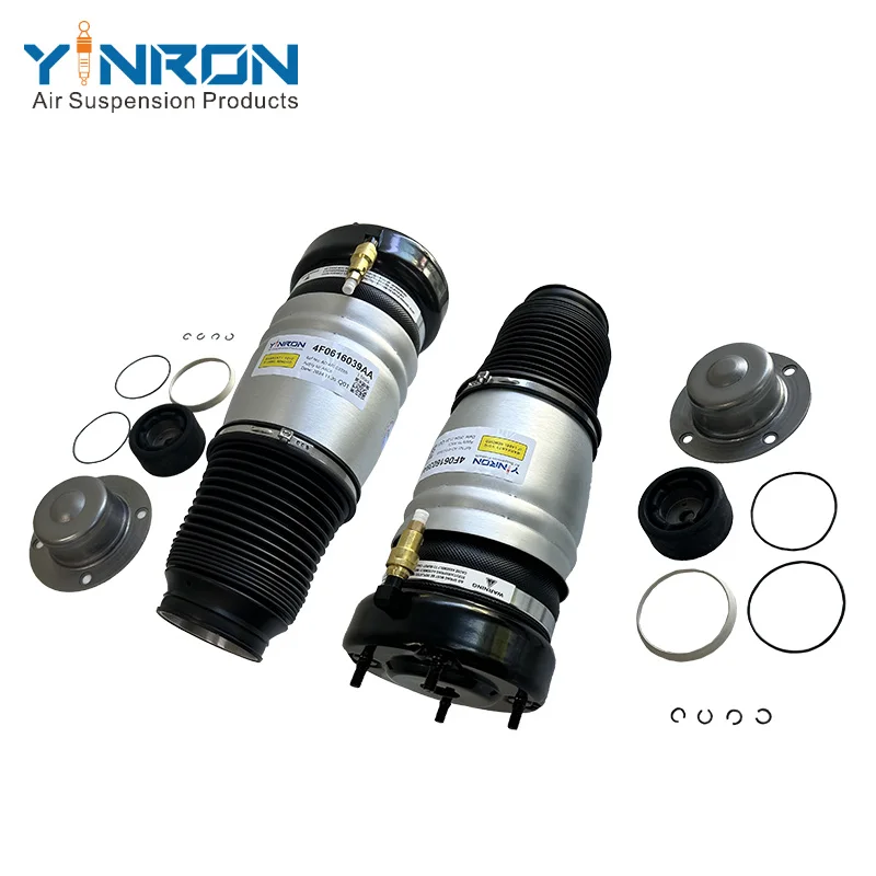 A Set Of Front Left And Right Air Suspension Spring Bellow Balloon For Audi A6C6 4F 4F0616039AA 4F0616040AA