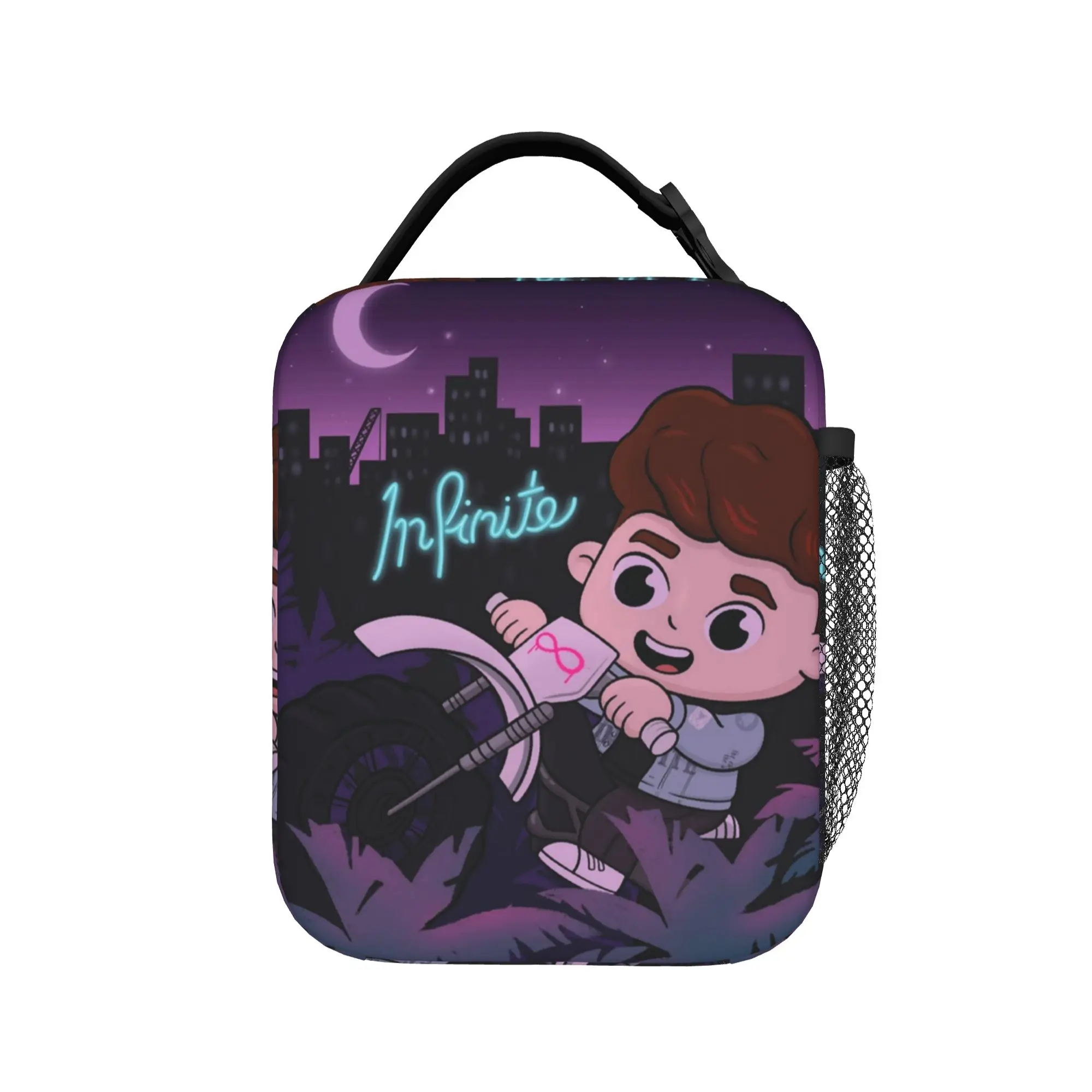 Cartoon Caylus Lustige Lunchtasche, Retro-Lunchbox, Picknick, tragbare Thermo-Lunchtaschen für Frauen, wasserdichte Kühltasche mit Aufdruck