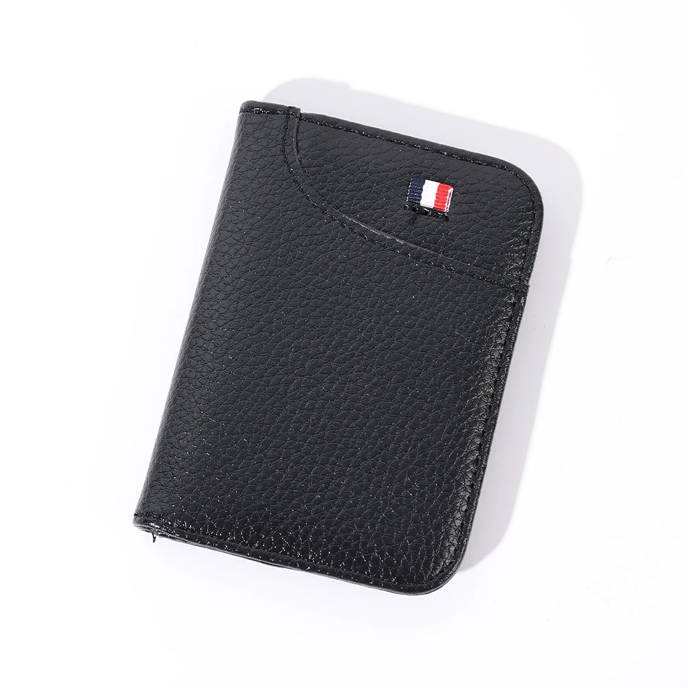 Draagbare superslanke zachte portemonnee PU-leer Mini creditcard portemonnee portemonnee kaarthouders heren portemonnee dunne kleine korte portefeuilles