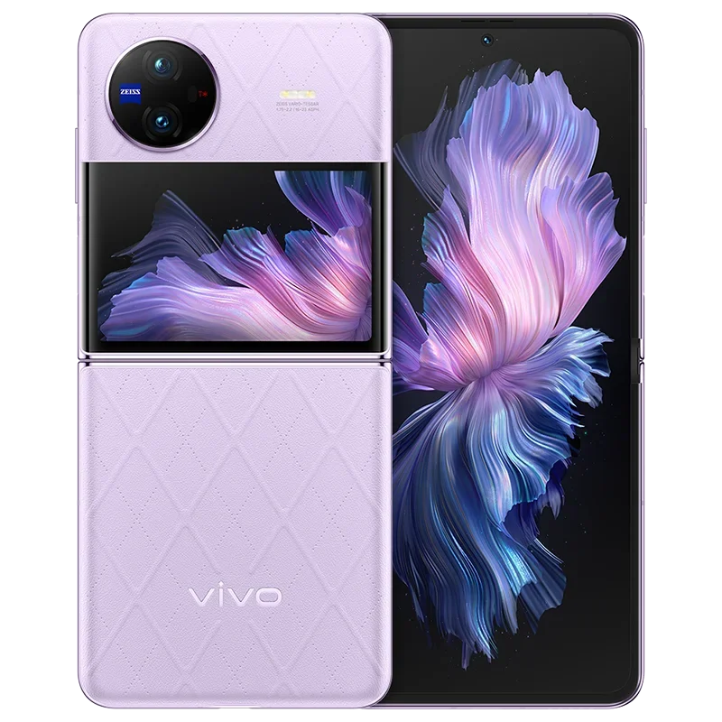 Смартфон Vivo X Flip 5g, процессор Snapdragon 8 + Gen1, 6,74 дюйма, AMOLED, 120 Гц, камера 50 МП, 4400 мАч, 44 Вт, зарядка, оригинальный используемый телефон